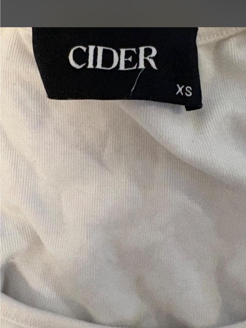 Cider Cream Tank Top with Red "HOT PERSON" Embroidery - Picture 2 of 3